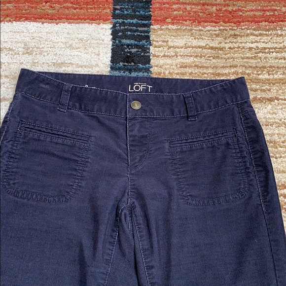 Ann Taylor Loft modern flare corduroy Pants - Picture 2 of 8